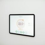 Digital touch screen panel for smart home managing